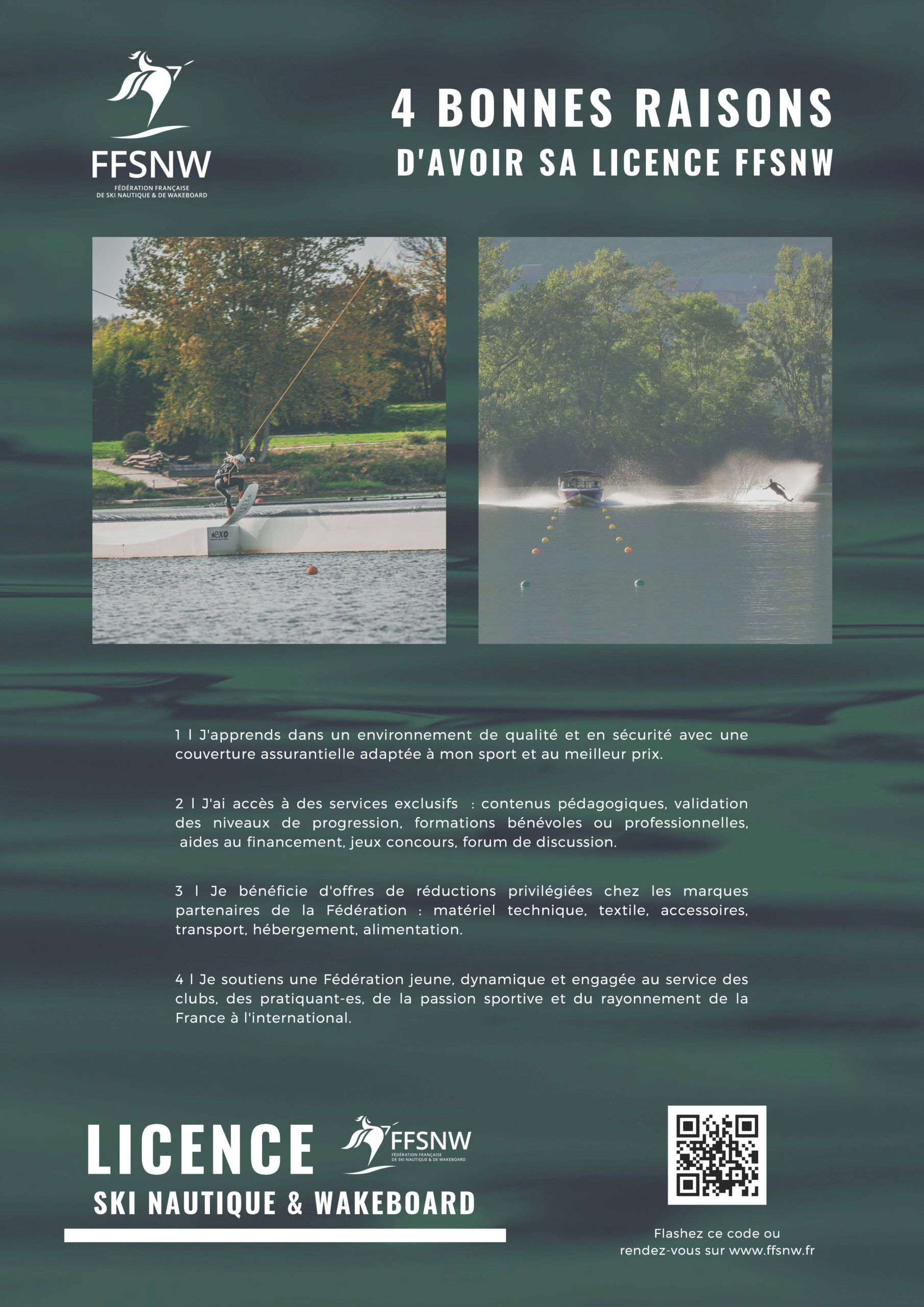 Affiche promotion de la Licence FFSNW